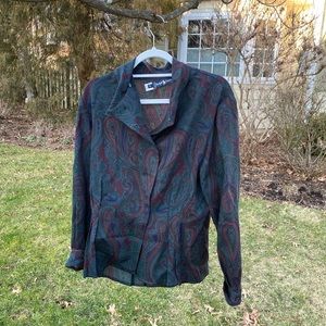 Ralph Lauren Vintage Designer Wool Blouse